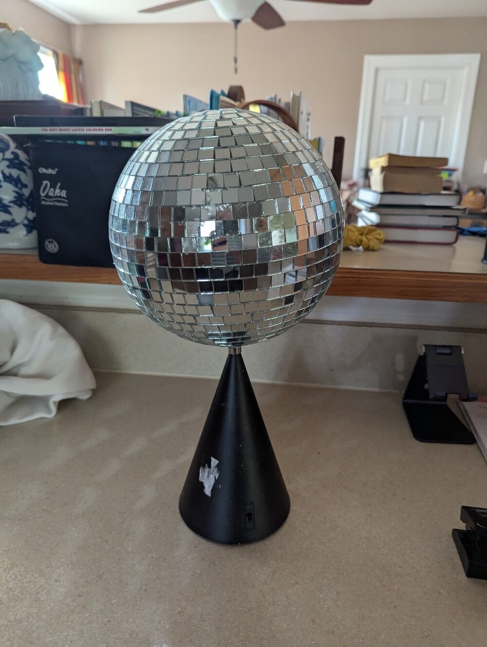 Vintage lite f/x attitude lighting 8" disco ball Works And Spins